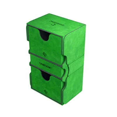 Immagine di Asmodee Gamegenic GGS20029ML Stronghold 200 Card Convertible Deck Box, Green