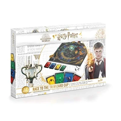 Immagine di Cartamundi Harry Potter, gioco Race to the Triwizard Cup, chiamando tutti i super fan di ideale per 2 3 giocatori, ottimo regalo bambini dagli 8 anni in su