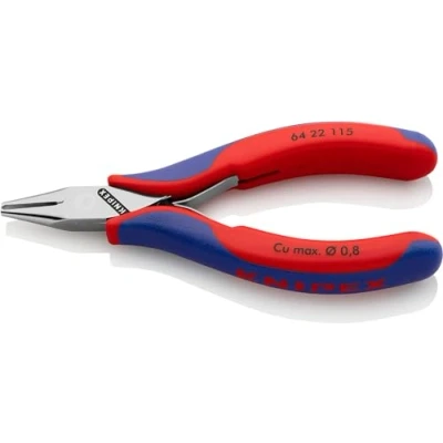 Immagine di Knipex Werk 64 22 115 Elettronica e meccanica di precisione Tronchese con tagliente frontale sfaccettatura mm