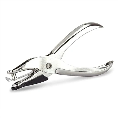 Immagine di Rapesco PF25A001 Perforatrice a Foro Singolo Modello 25, Capacità 10 fogli, Argento