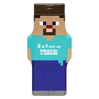 Immagine di Minecraft Steve Gel Doccia e Shampoo 2D 400 ml
