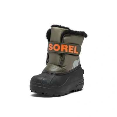 Immagine di Sorel Snow Commander Boot, Stivali Invernali, Unisex Bambini e ragazzi, Stone Green/Alpine Tundra 2024, 30 EU