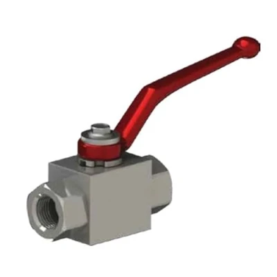 Immagine di Valvola a sfera idraulica 2/2 vie misura 1/4&quot;, 3/8&quot;, 1/2&quot; ad alta pressione 500 bar. (1/4&quot; BSP)