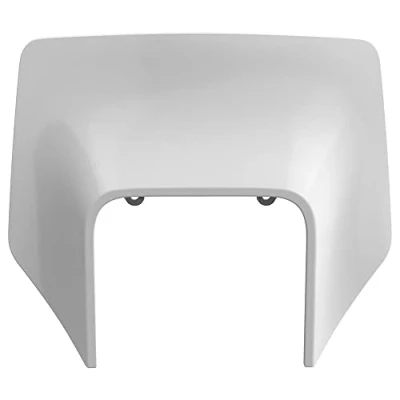 Immagine di POLISPORT 8666900001 Maschera restyling faro forte e durevole compatibile con le moto HUSQVARNA a colori Bianco