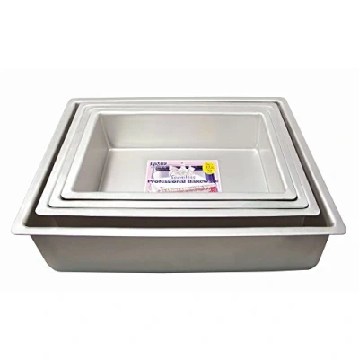 Immagine di PME OBL08123 Teglia Professionale, Alluminio, Argento, 20 x 30 cm