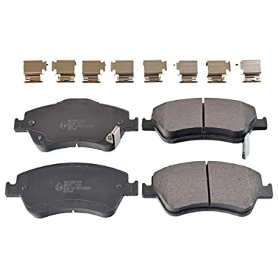 Immagine di BLUE PRINT ADT342169 Kit pastiglie freno Assale anteriore con segnalatore acustico usura materiale di montaggio TOYOTA: Auris Hatchback