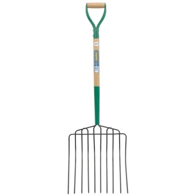 Immagine di Draper 63578 Forca per Letame a 10 rebbi con Manico in Legno e MYD
