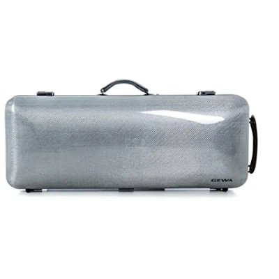 Immagine di GEWA custodia per viola Idea 2.8 argento/nero titanio, con maniglia laterale aggiuntiva, Made in Germany