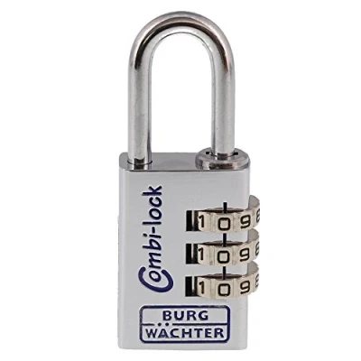 Immagine di Burg Wächter 3641 Lucchetto 30.20 mm Argento alluminio cromato Serratura a combinazione numerica
