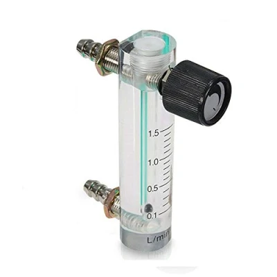 Immagine di Vogueing, misuratore di portata con valvola controllo YB 6M, d&#039;aria, regolatore gas, per ossigeno, aria e gas (1 6L/min)