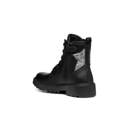 Immagine di Geox J Casey Stivaletti stringati, Donna, Taglia: 39, Noir Pelle