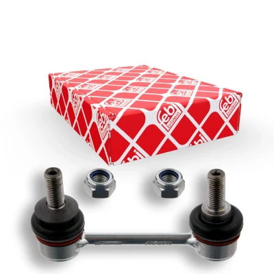 Immagine di febi BILSTEIN 32693 Bielletta barra stabilizzatrice Assale posteriore Sx, Dx 109,5 M12 x 1,5 Plus con dado autobloccante
