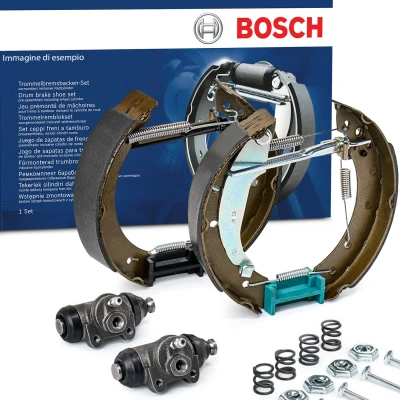 Immagine di BOSCH 0 204 114 664 Kit freno, freno a tamburo con accessori, cilindretto OPEL: Agila A, SUZUKI: Wagon R+ II Hatchback
