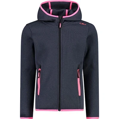 Immagine di CMP Giacca in Knit Tech da bambini con cappuccio fisso, Asphalt Gloss, 110