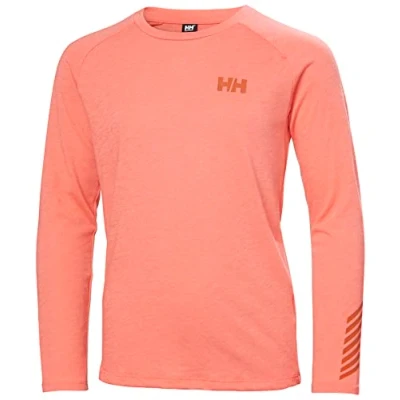 Immagine di Helly Hansen Jr Loen Tech LS Top Camicia, Peach Echo, 12 Anni Unisex Bambini e Ragazzi