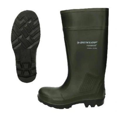 Immagine di Dunlop Purofort stivali Professionale S5, taglia 37, Dunlop, Verde Adatto per Bovini Mucche Vacche Maiali Suini Galline Pollame