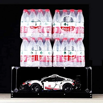 Immagine di Tirff Acrilico Vetrina Teca Compatibile con Lego 42096 Technic Porsche 911 RSR, A Prova di Polvere in Acrylic Display Case per (Modello Non Incluso)
