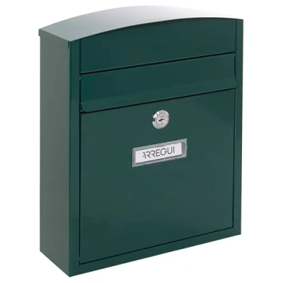 Immagine di ARREGUI Compact E5733 Cassetta Postale Individuale in Acciaio, della Posta da Parete, Esterno, Dimensione S (DIN A5), Facile Montare, Verde