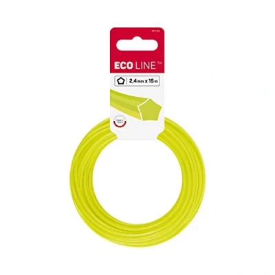 Immagine di Cellfast Filo Da Taglio Fil De Débroussailleuse Renforcé Per Decespugliatori E Tagliaerba Decespugliatore Eco Stella 2,4 mm 15 m