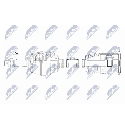 Immagine di NTY NPW NS 066 Albero motore / Semiasse Assale anteriore Dx NISSAN: X Trail