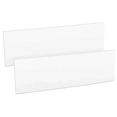 Immagine di kwmobile 2X Paracolpi Garage Gommato Set Protezione Box Auto Paraspigoli Muro Salvaportiere Pareti 40x12cm Strisce Autoadesive Ammortizzanti Paraurti Bianco