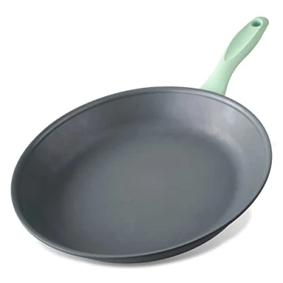 Immagine di Fackelmann padella da 28 cm con rivestimento antiaderente sostenibile in alluminio riciclato al 100% manico ergonomico Soft Touch Piccola a induzione per cucinare e friggere
