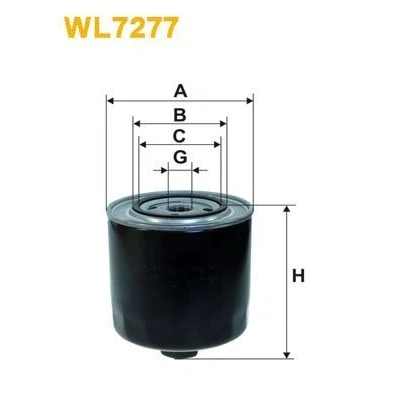 Immagine di WIX FILTERS Filtro olio 3/4 16 UNF ad avvitamento AUDI: A6 C4 Sedan WL7277