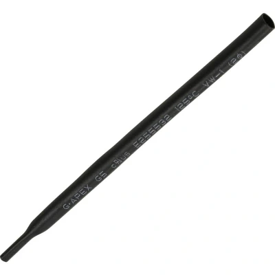 Immagine di TRU COMPONENTS 1565142 Termoretraibile senza colla Nero 2 mm 1 Restringimento:2:1 15 m