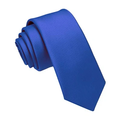 Immagine di JEMYGINS Cravatta Uomo Blu in Seta Multicolore Sottile 6CM