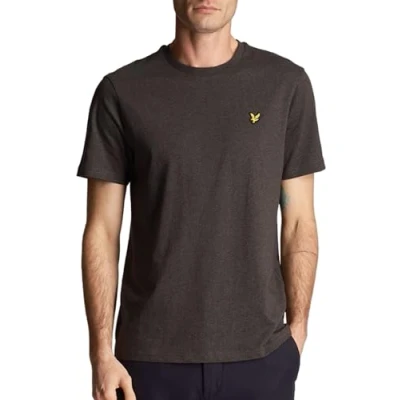 Immagine di Lyle &amp; Scott Plain Tshirt basic, Uomo, Taglia: Large, Charcoal marl
