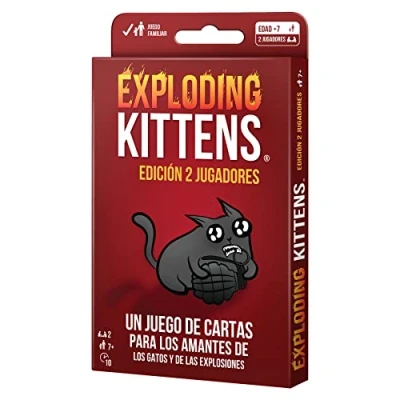Immagine di JUEGO DE MESA EXPLODING KITTENS EDICION 2 JUGADORES PEGI 10