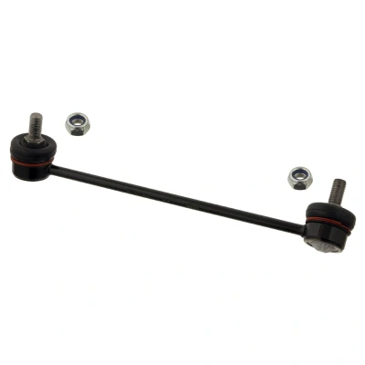 Immagine di febi BILSTEIN 31191 Bielletta barra stabilizzatrice Assale anteriore Sx 240 M10 x 1,25 Plus con dado autobloccante, Acciaio nero