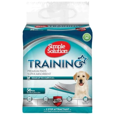 Immagine di Simple Solution Imbottiture assorbenti premium per cani e cuccioli, confezione da 56