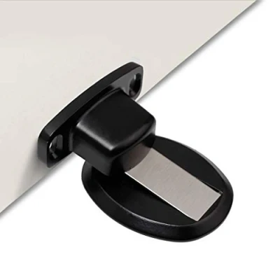 Immagine di PHOEWON Fermaporta magnetico in metallo, resistente, con viti autoadesive, montaggio a pavimento
