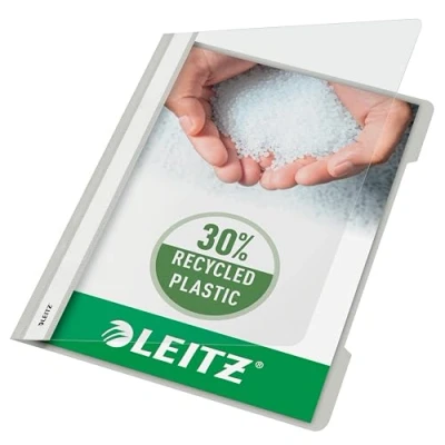 Immagine di Leitz Cartellina Standard, Formato A4, Capacità fino a 250 Fogli, 80 gr/mq, Polipropilene, 1 Pezzo, Verde, 41910055