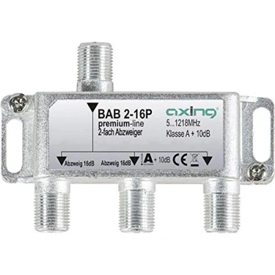 Immagine di Axing BAB 2 16P Derivatore TV via cavo vie 5 1218 MHz