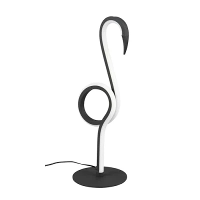 Immagine di Reality Leuchten Lampe de table LED INGO R54581132, Métal Noir mat, 6 Watt