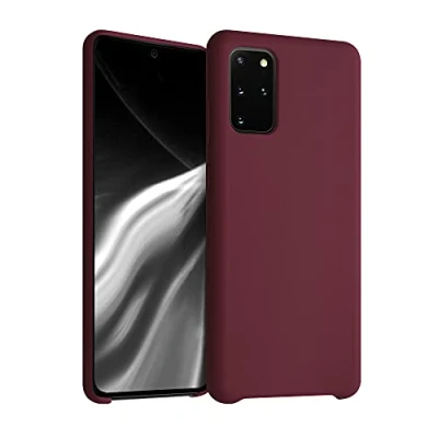 Immagine di kwmobile Cover per Samsung Galaxy S20 Plus Custodia Back Case Smartphone in Silicone TPU Protezione Gommata rosso fulvo