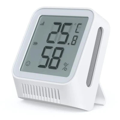 Immagine di X sense termometro digitale igrometro interno, WLAN con app Sense, gamma di comfort personalizzata, indicatore Smiley, compatibile Alexa, 1 sensore STH0A, richiede stazione base SBS50