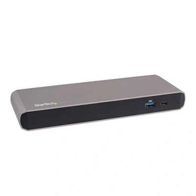 Immagine di Startech.Com Docking Station Thunderbolt 3 con Uscita Doppia 4K per Portatili, Compatibile Windows e Mac, Supporto 5K