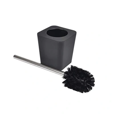 Immagine di douceur d&#039;Intérieur Interni Delicatamente Pennello Bagno 6ASB228NR Effetto Soft Touch Nero 11,5 x 38,5 cm