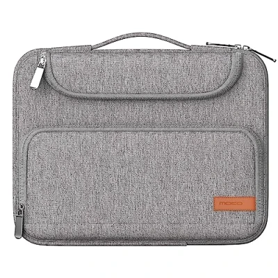 Immagine di MoKo 9 11&quot; Custodia Protettiva per Tablet con Manico, Compatibile iPad 10a/Air 5 10.9&quot; 2022, PRO 11 M2 2022 2018/9/8/7a Gen 10.2, Tab S8 11, Borsa Tasche Multiple, Grigio