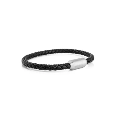 Immagine di Akitsune Silva Bracciale, Uomo, Taglia: 20cm, Silverblack
