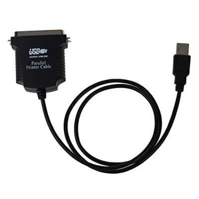 Immagine di New Adattatore Per Convertitore Usb Stampante Porta Parallela Db36 Nero