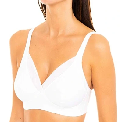 Immagine di Playtex Reggiseno in Microfibra Feel Good Support Donna x1, Bianco (White), 75C