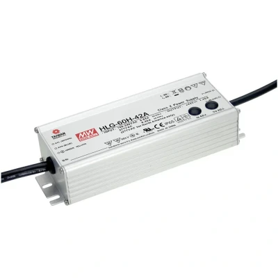 Immagine di Mean Well HLG 60H 36A Driver per LED, Trasformatore LED Tensione costante, Corrente costante 61 W 1.7 A 36 V/DC Circuito PFC, Protezione sovraccarico,