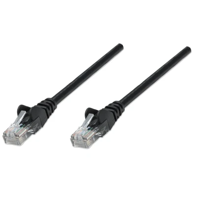 Immagine di Intellinet 1m Cat5e cavo di rete Nero U/UTP (UTP) 320740