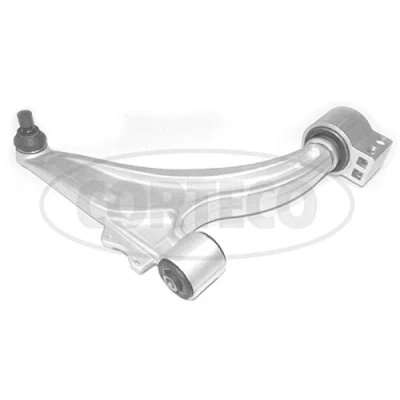 Immagine di CORTECO 49398630 Braccio oscillante, Sospensione ruota Assale anteriore Dx, inferiore trasversale oscillante Alluminio OPEL: Astra J Hatchback
