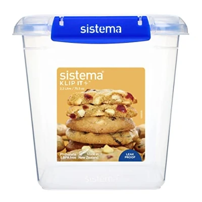 Immagine di Sistema Contenitore per Alimenti in Pp Quadrato Klip It Plus, 2.2 Lt, Polipropilene, 16.1 x 15.8 15.6 cm