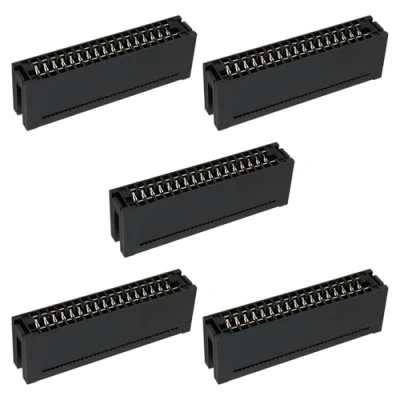 Immagine di ECSiNG 5 Pezzi 34 Pin IDC Card Edge Connector 2,54 Mm Pitch Female 2 X 17 Header Socket Per Cavi Piatti Con Spaziatura Di 1,27